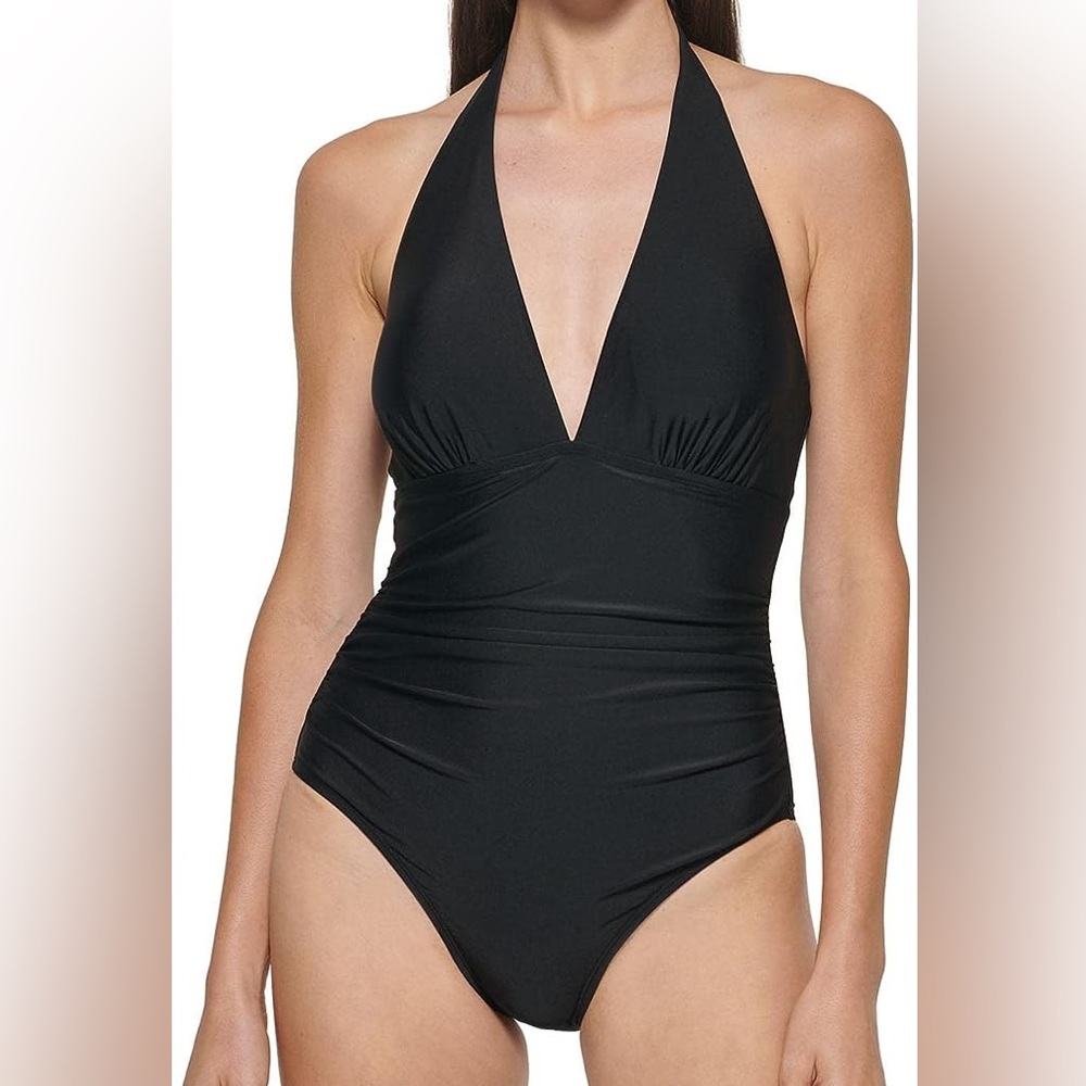 DKNY one piece black swimsuit